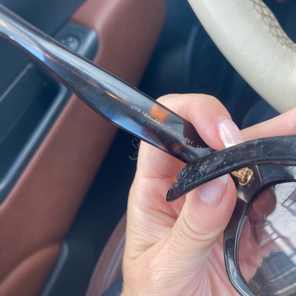 Prada Tortoise Shell Sunglasses Round - image 4